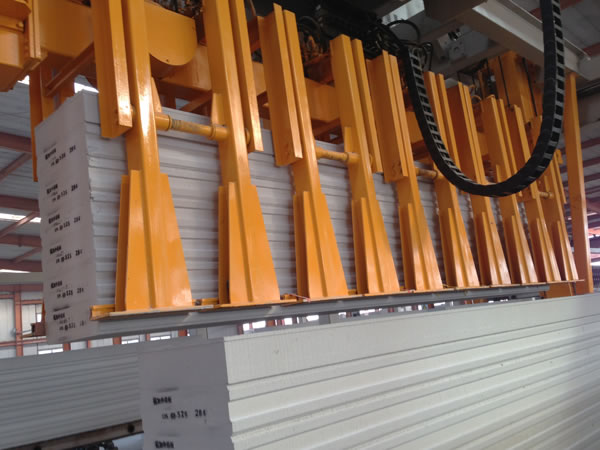 Hoist penjepit produk jadi untuk penyortiran panel AAC