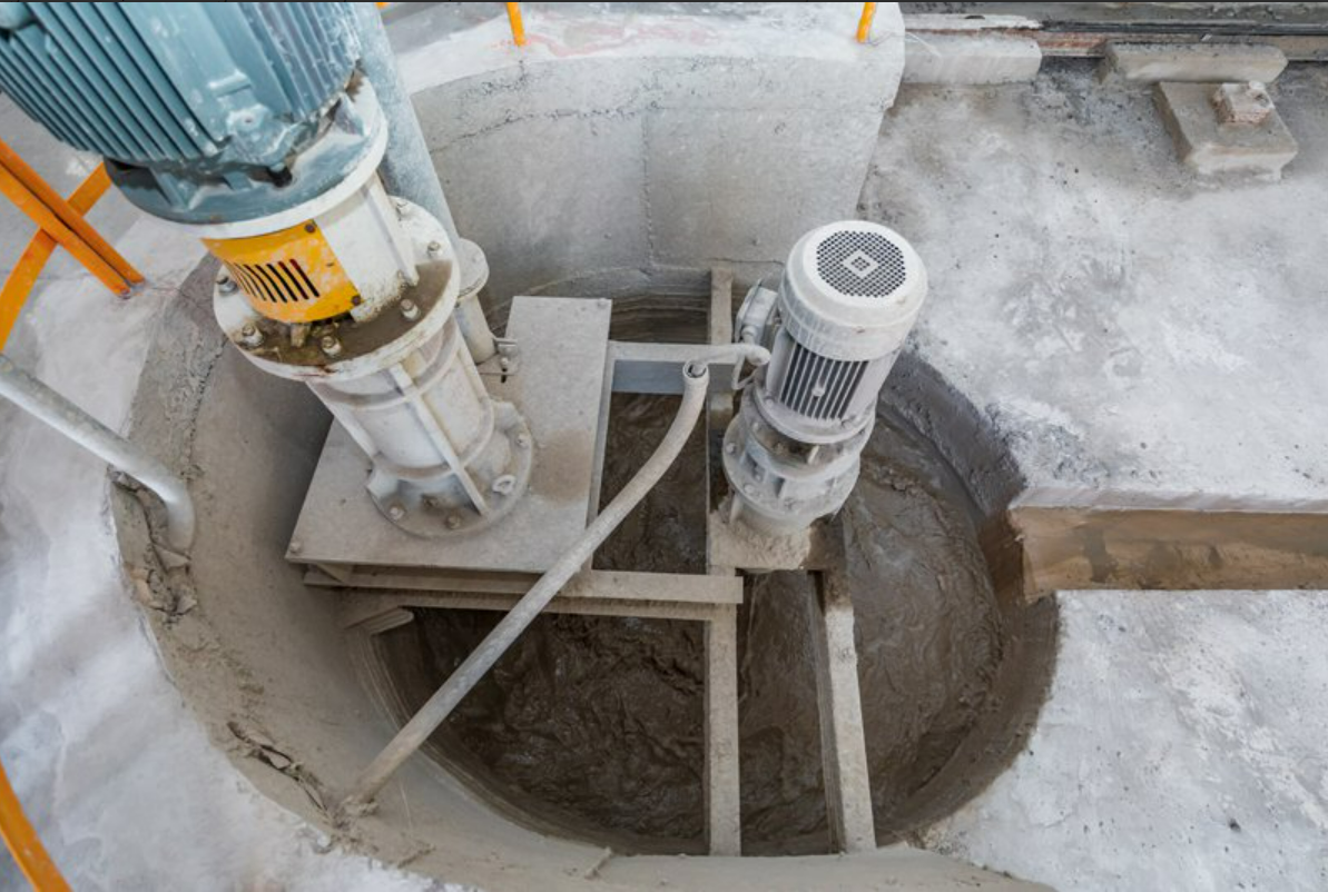 Konstruksi yang dapat disesuaikan agitator bubur mixer