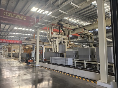 Teeyer Intelligent Mendukung Xinfa Group dalam peningkatan Comprehensive Intelligent dari AAC Production Lain