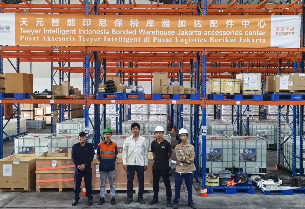 Teeyer Intelligent mendirikan pusat suku cadang Indonesia, yang mencakup Asia Tenggara dan meningkatkan pengaruh merek global