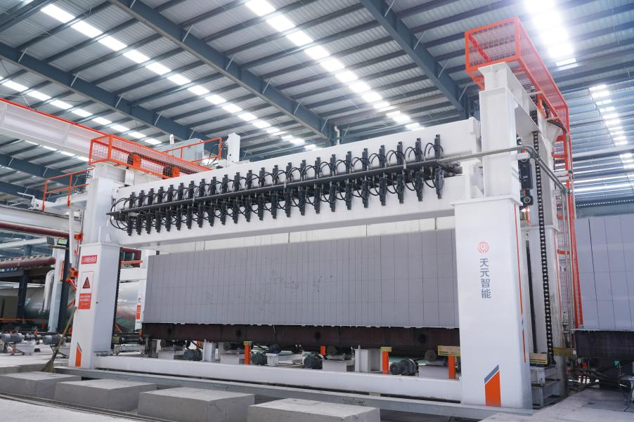 Jalur produksi blok AAC