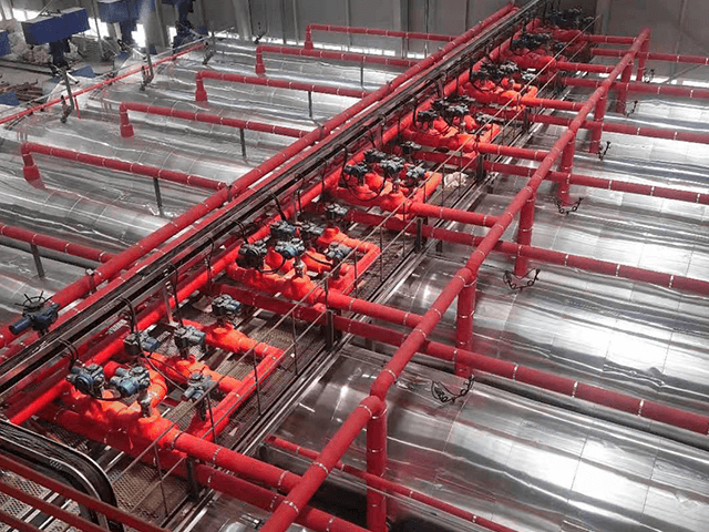 Distribusi uap otomatis dan sistem pemulihan uap residual