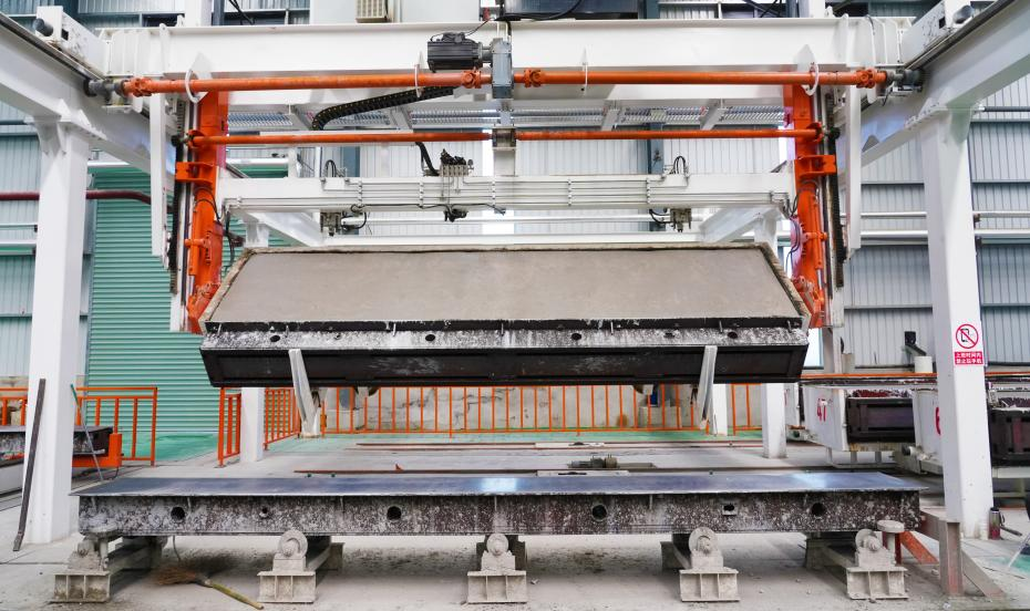 Jalur produksi blok AAC