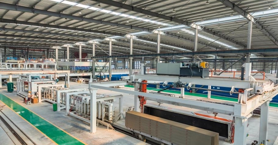 China Taizhou AAC Otomatis Blok Ringan & Jalur Produksi Panel.webp